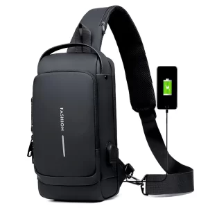 Moderna bolsa para Motociclistas, Impermeável Multifuncional Interface USB , Antifurto . - Image 7