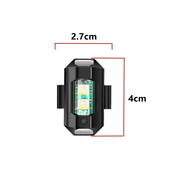 Luz anti-colisão para motos , bicicletas e Drones ; estroboscópica . - Image 2