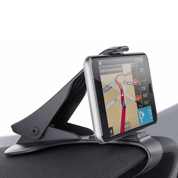 Suporte de telefone para painel de carro com clipe para montagem de GPS e telefone celular . - Image 8