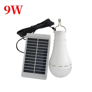 lâmpada Led carregada com energia solar (7W/9W) , ideal para camping e locais sem energia elétrica . - Image 9